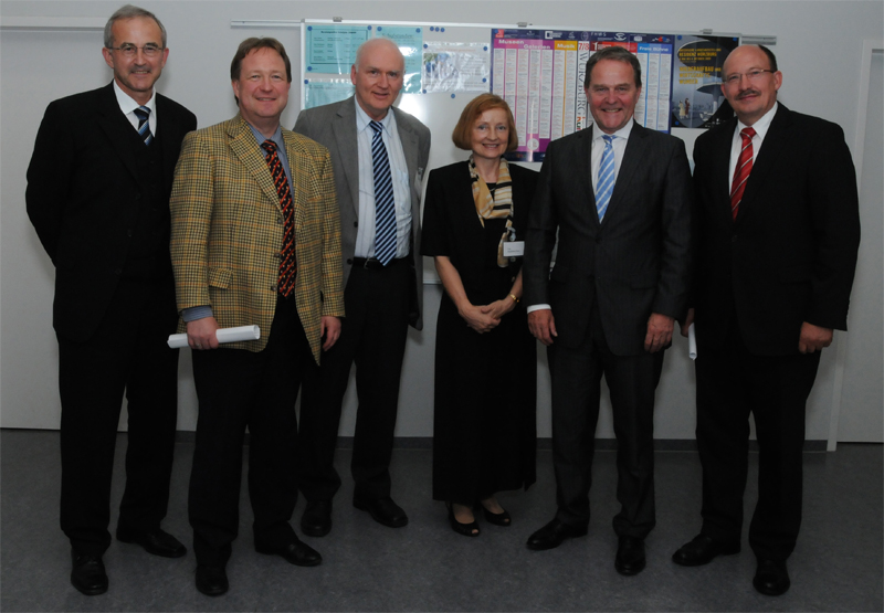 Norbert Baur, Joachim Spatz, Prof. Dr. Rainer Thome, Magdalena Baur, MdL Dr. Wolfgang Heubisch, Wolfgang Kuhl